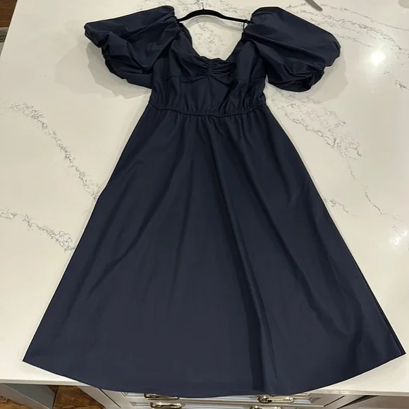 Jason Wu Sweetheart Midi Dress, 8 / Blue